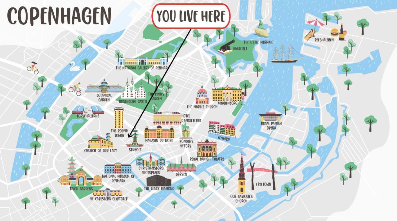 220Sqm Designer Apt - Copenhagen City Center - Private Balcony Dış mekan fotoğraf
